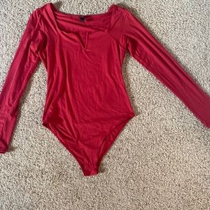 red body suit! size medium
